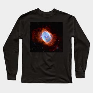 Webb Telescope Tribute - Southern Ring Nebula Long Sleeve T-Shirt